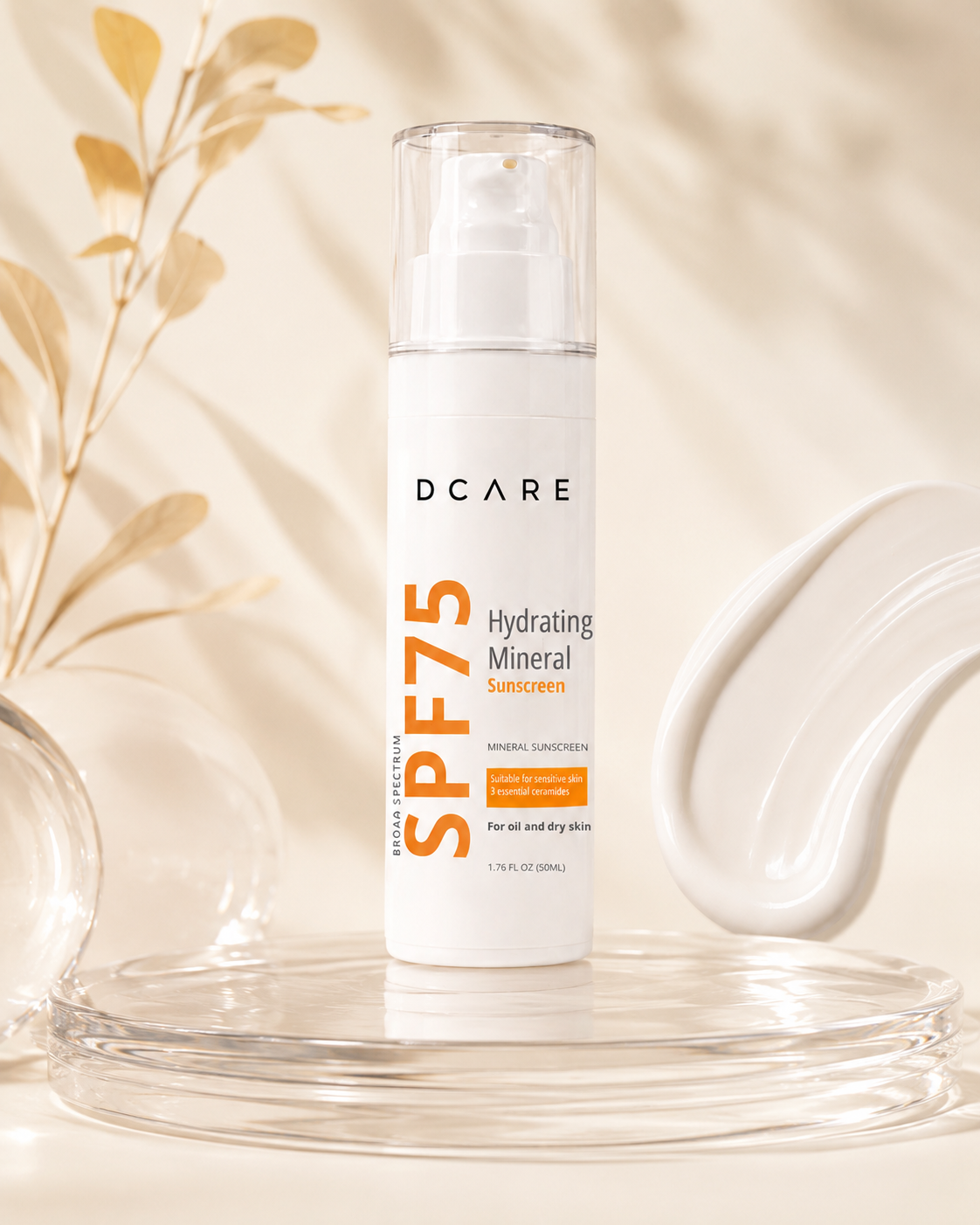 DCARE Mineral Sunscreen SPF 50+